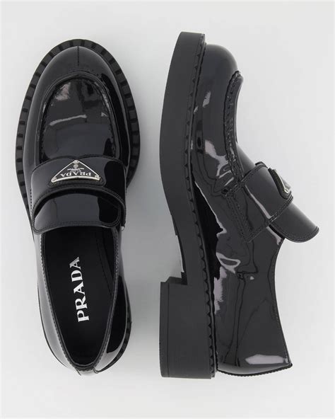 prada chocolate mokassins